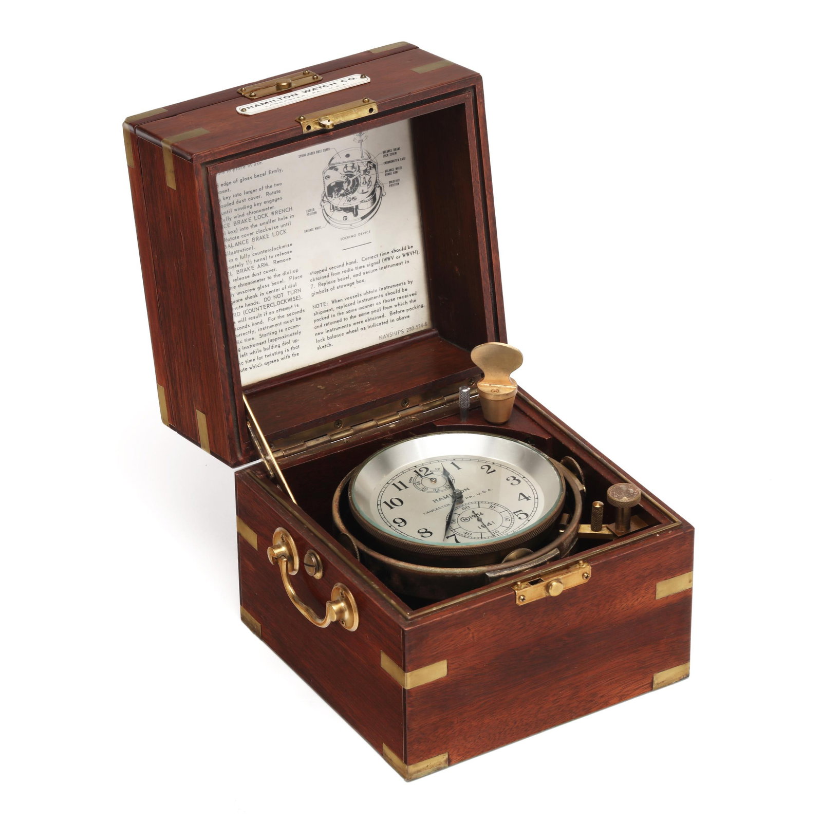 Hamilton Watch Co., Lancaster, PA, #1954 Marine Chronometer (1 of 13)