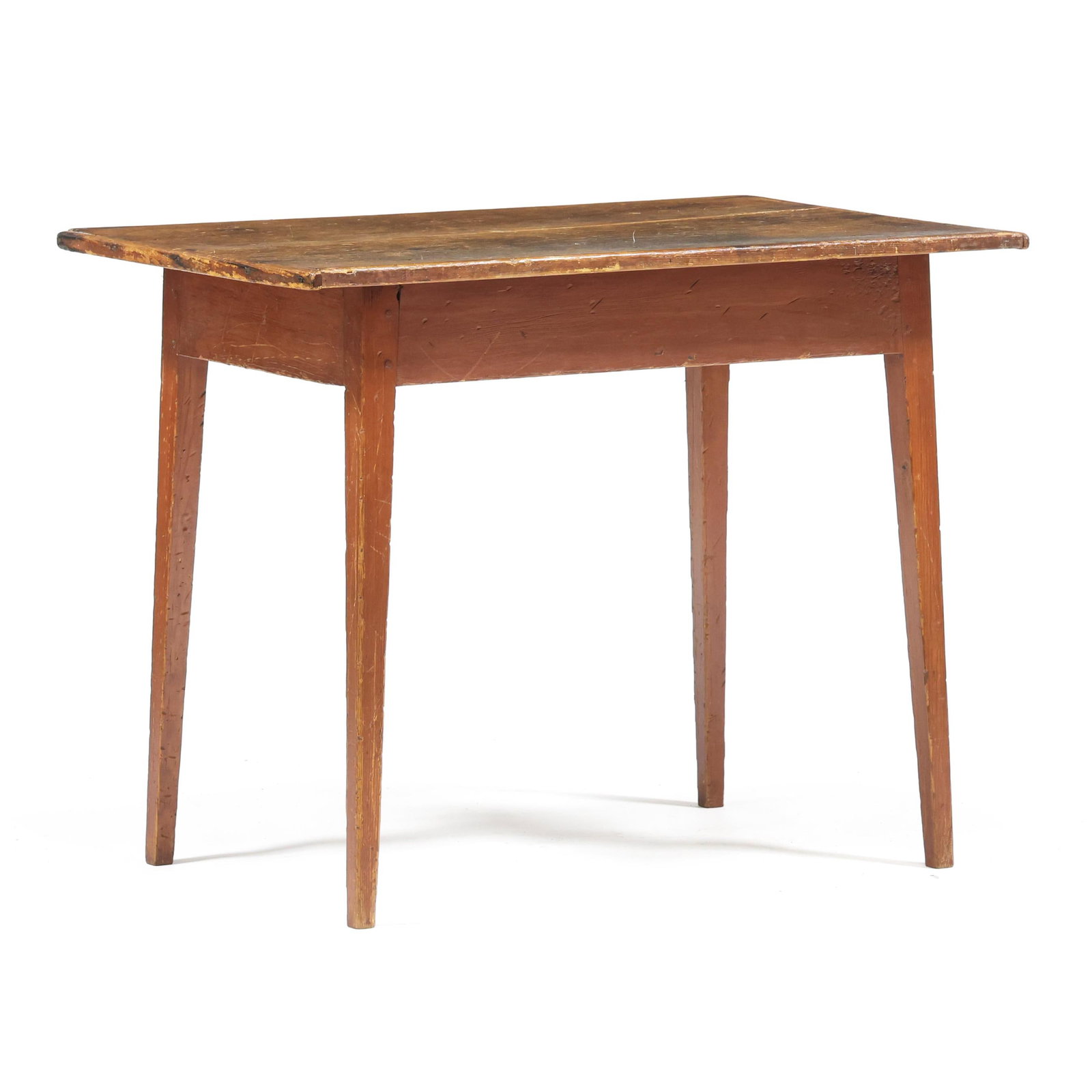 New England Hepplewhite Painted Pine Side Table (1 of 5)