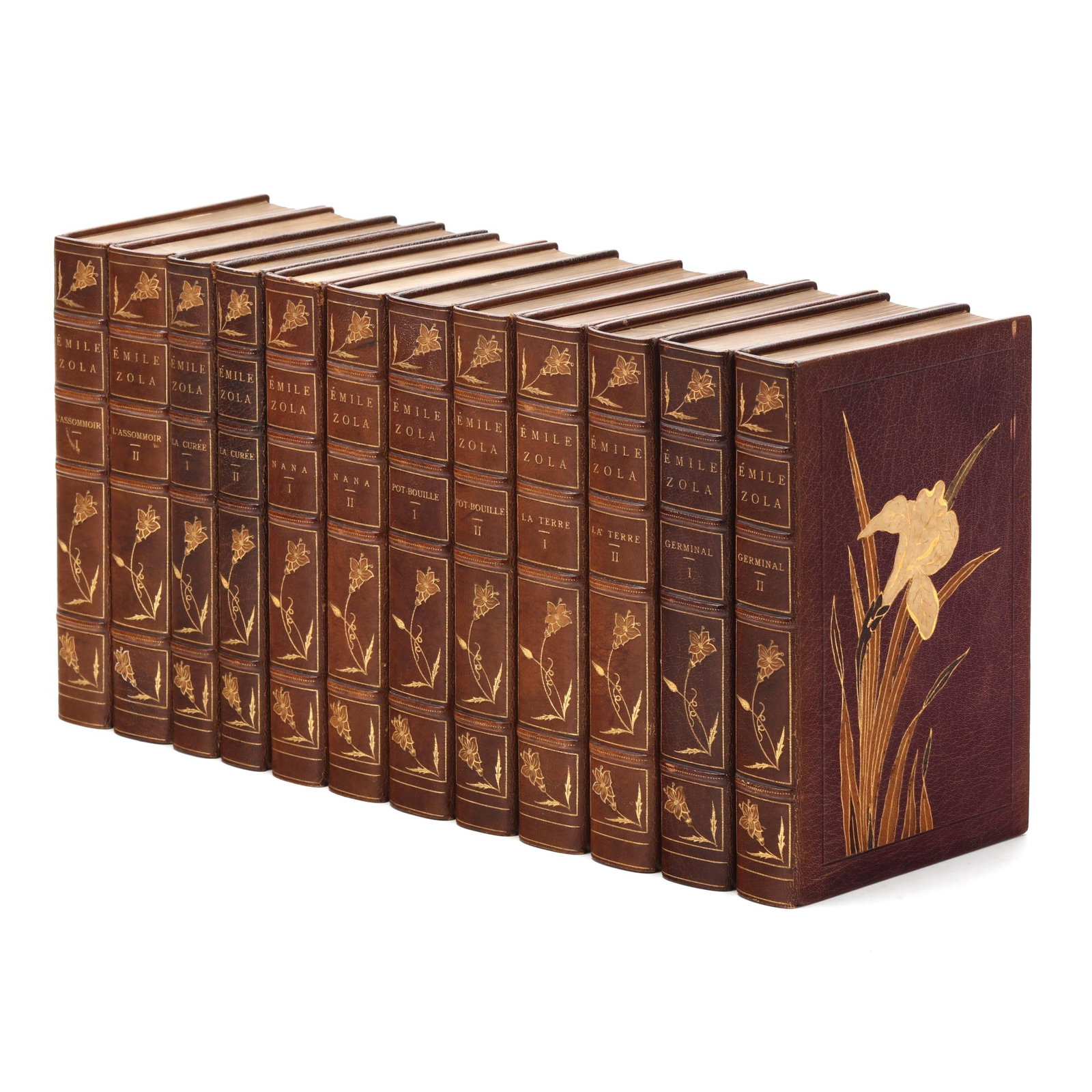 A Beautifully Bound Limited Edition of Émile Zola's The Rougon-Macquart: A Beautifully Bound Limited Edition of Émile Zola's The Rougon-Macquart Émile Zola. THE ROUGON-MACQUART. (12) volumes (complete). Philadelphia: Printed for subscribers only by George Barrie & Son, n
