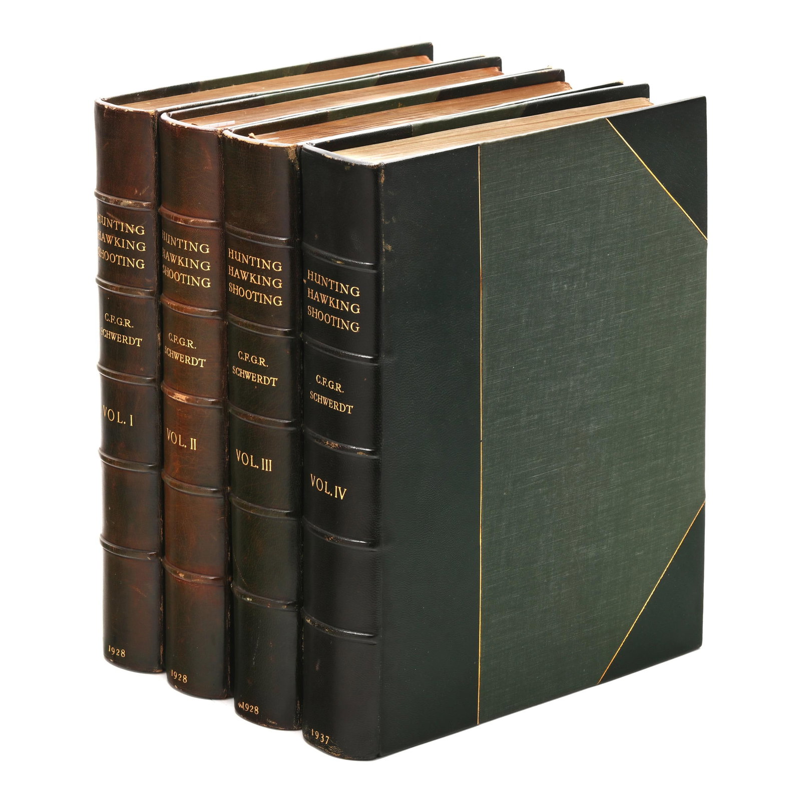 Hunting, Hawking, Shooting , A Signed Limited Edition Four Volume Set (1 of 12)