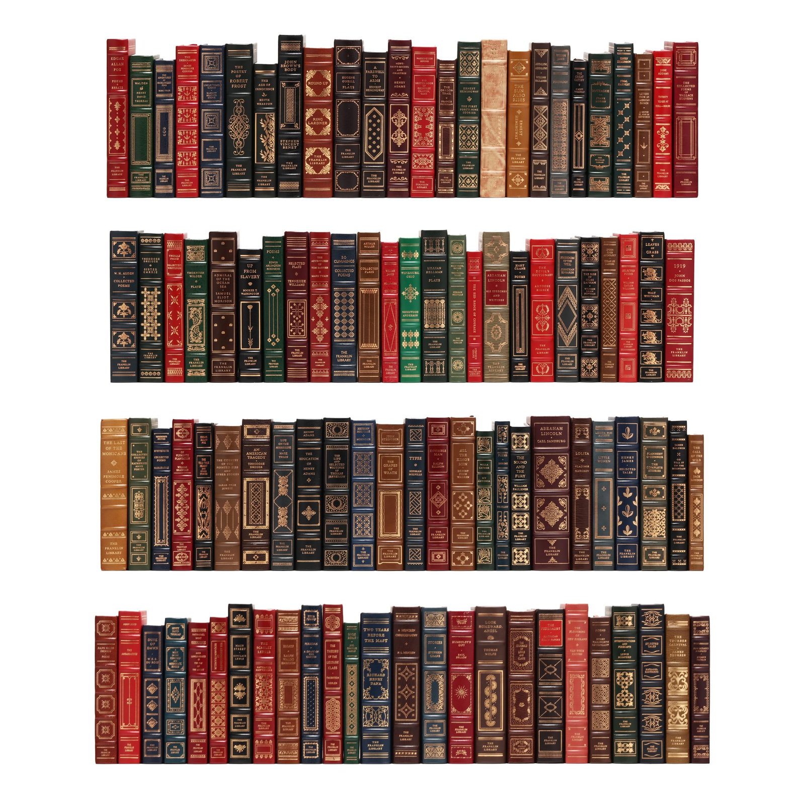 A Complete Set of The Franklin Library's 100 Greatest Masterpieces of American Literature (1 of 12)