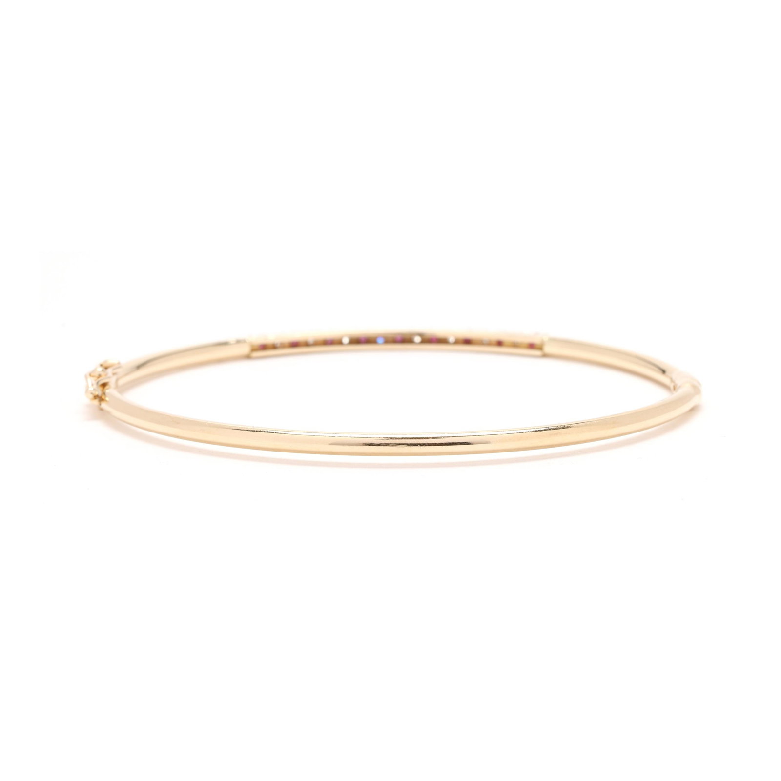 Gold, Ruby, and Diamond Bangle - 3