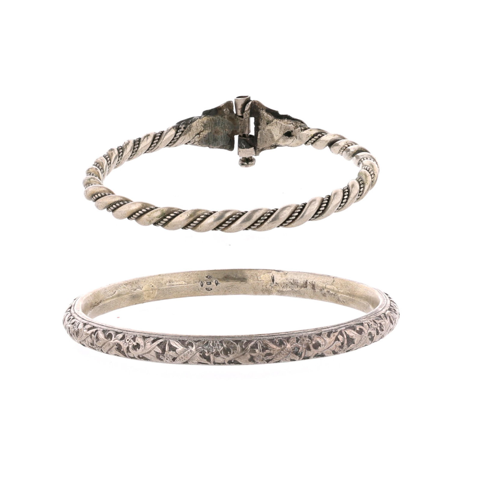 Two Silver Bangles (1 of 2)
