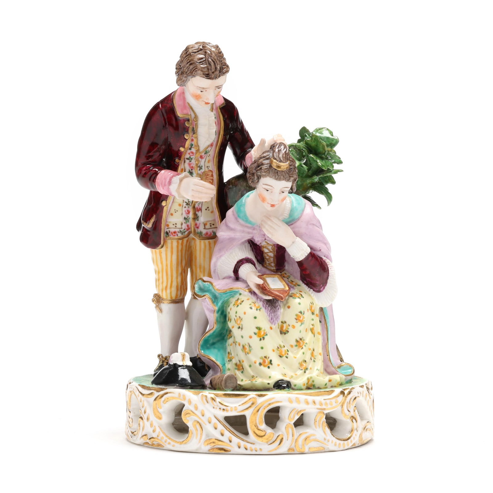 Derby Porcelain, King Street Factory Figure Group of a Couple (1 of 7)