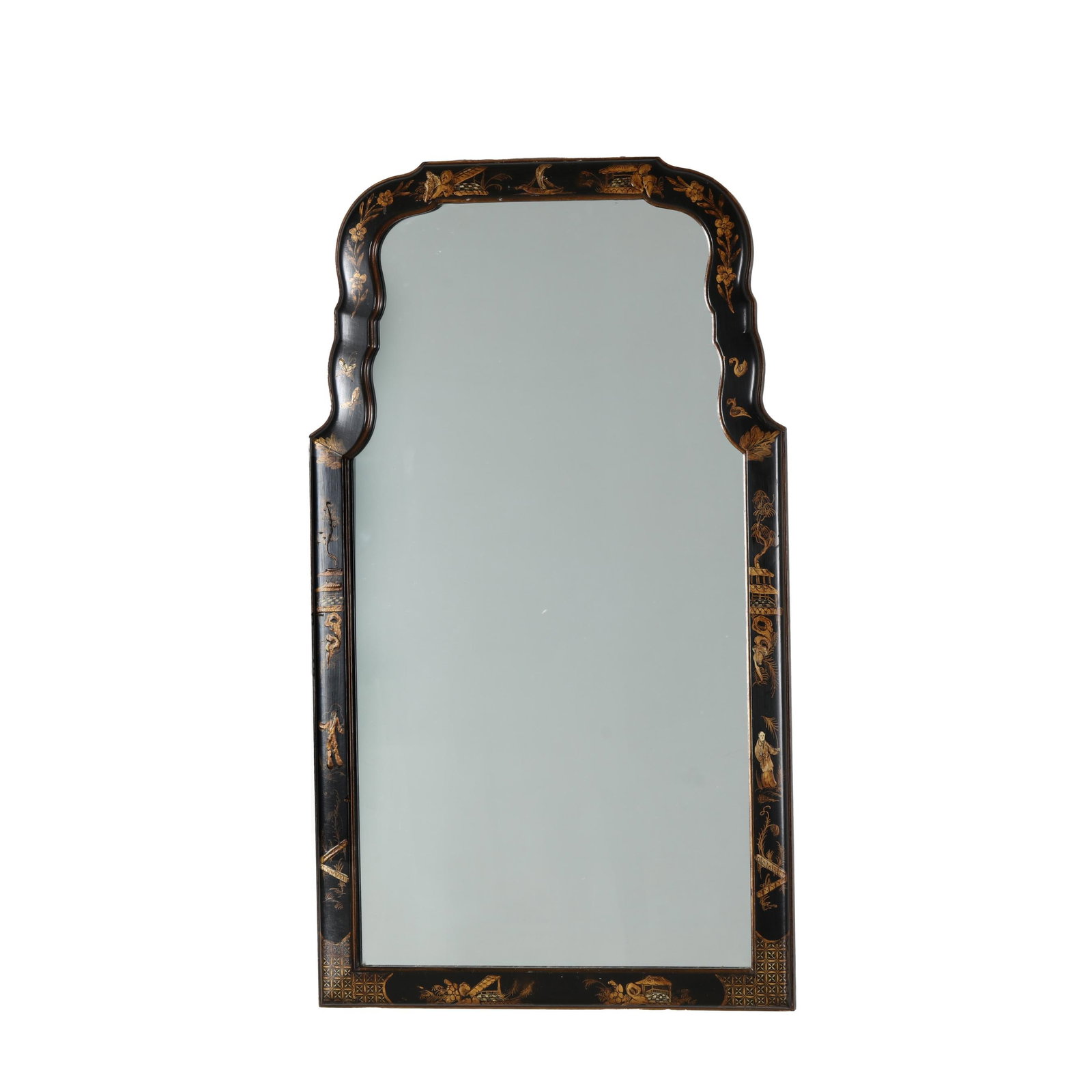 Friedman Brothers, Queen Anne Style Coalsworth Chinoiserie Mirror (1 of 8)