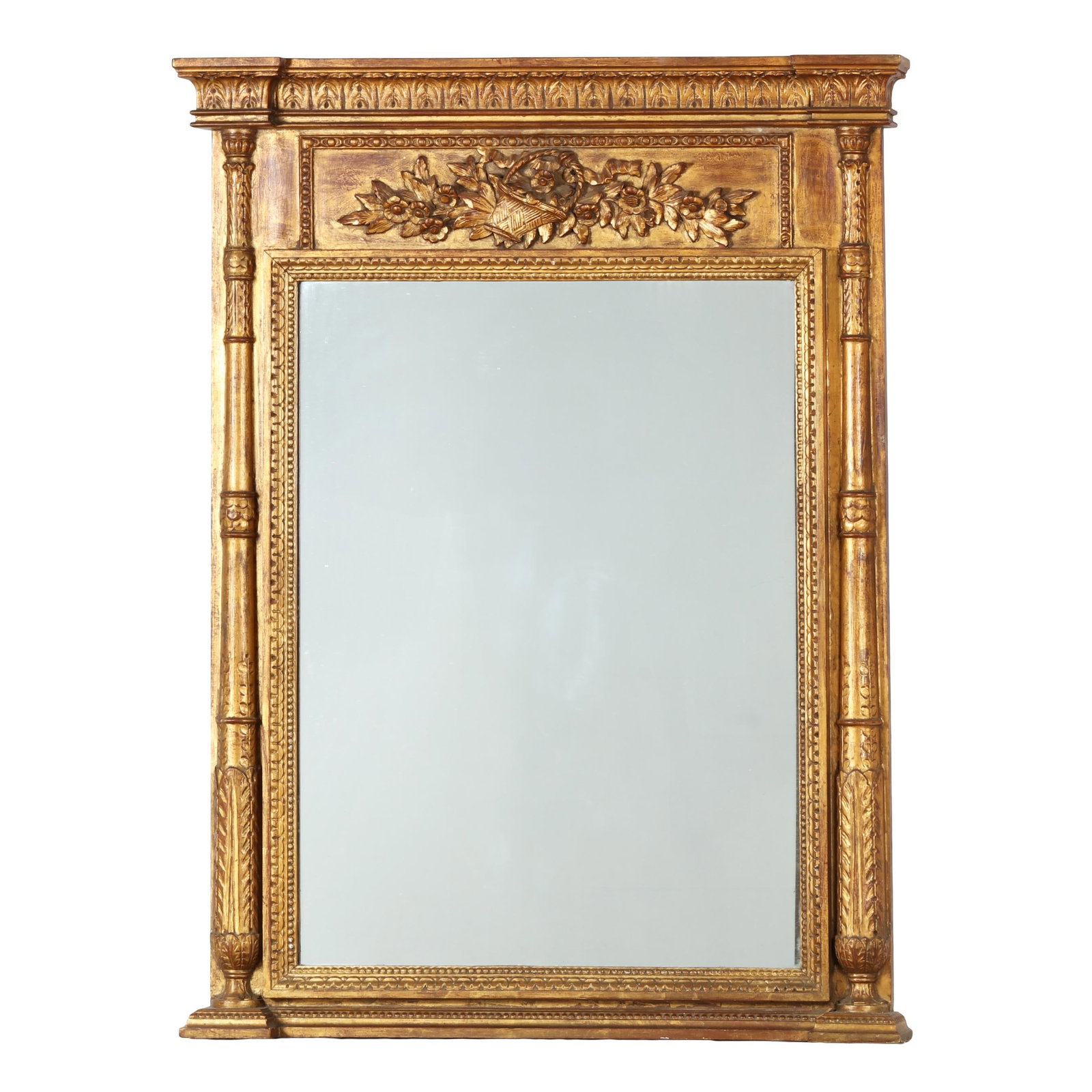 Vintage Italian Neoclassical Style Giltwood Wall Mirror (1 of 9)