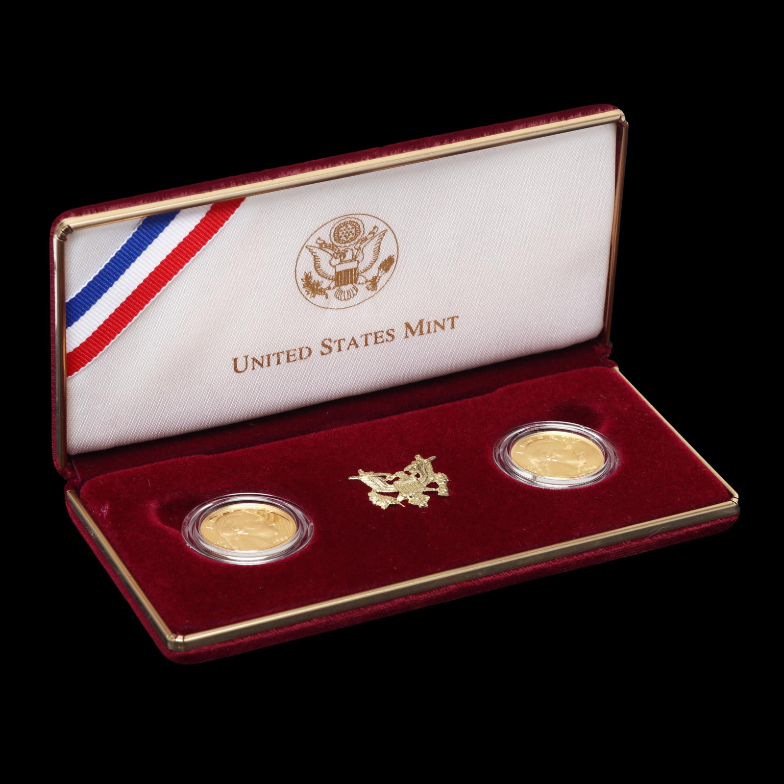 U.S. Mint, George Washington Bicentennial Pair of Two Gold Coins (1 of 6)