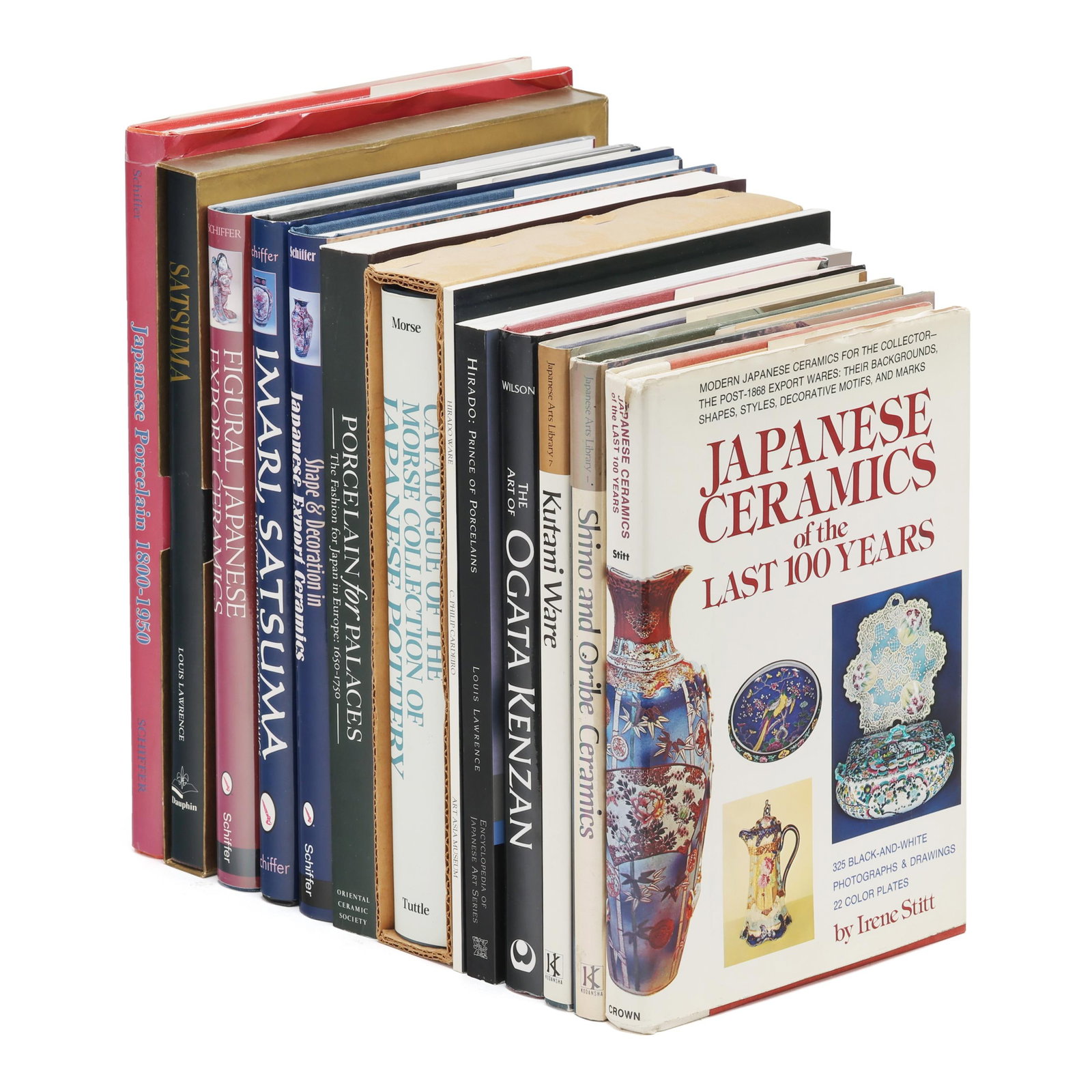A Group of 11 Japanese Pottery Art Reference Books: A Group of 11 Japanese Pottery Art Reference Books includes eleven reference books on Japanese art: Japanese Ceramics of the Last 100 Years Japanese Arts Library: Shino and Oribe Ceramics Japanese