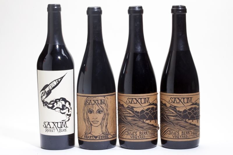 2005 Saxum: 2005 Saxum Vintage 2005, James Berry Vineyard, Proprietary Red, 1snl (2) Vintage 2005, Rocket Block (1) Vintage 2005, Heart Stone Vineyard (1) 4 total bottles
