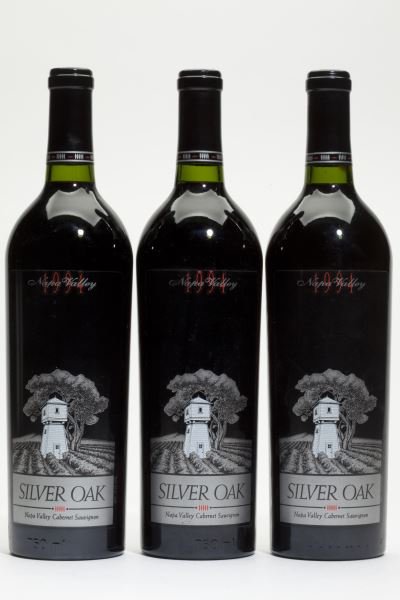 Silver Oak: Silver Oak "...toasty sweet oak in the nose, bombastic levels of black currant fruit and spice along with a hint of mint in the background. Supple and full-bodied, with delirious levels of cedar and u