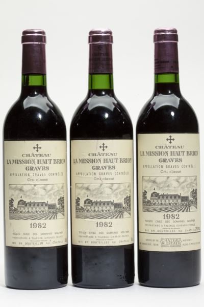 Chateau La Mission Haut Brion: Chateau La Mission Haut Brion "...One of the handful of perfect wines of the vintage, the La Mission still possesses a remarkably dense ruby/purple color with only a slight garnet and lightening at th