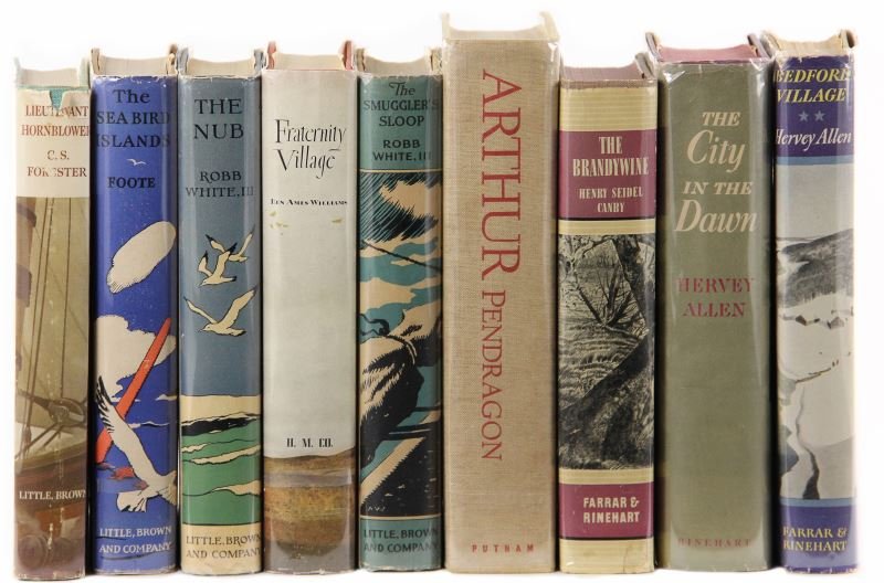 Nine Classic Books Signed by Andrew Wyeth: Nine Classic Books Signed by Andrew Wyethmostly novels, these octavo hardcover volumes and/or their dust jackets were illustrated by Wyeth. They include: THE NUB by Robb White, III (1935); THE SMUGGLE