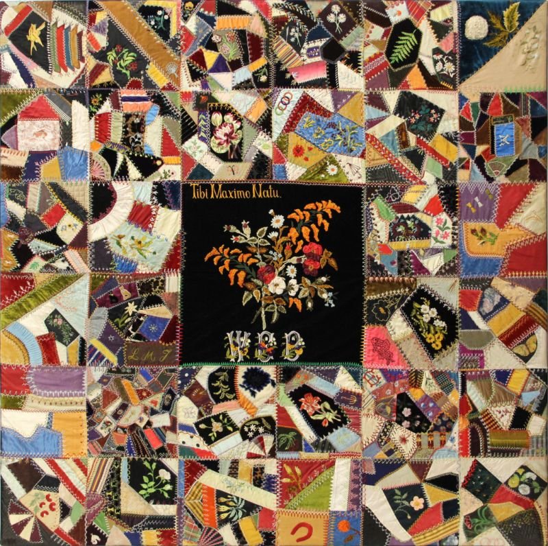 VictorianStyle Crazy Quilt