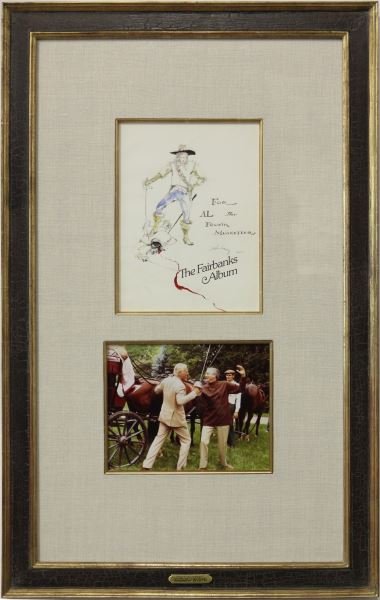 Andrew Wyeth (1917-2009), "The Fairbanks Album": Andrew Wyeth (1917-2009), "The Fairbanks Album"Remarque, watercolor on paper, pencil signed "Andy," matted with a color photograph under glass, with gallery plaque. SS 11.5 x 8.25 in. (watercolor); SS