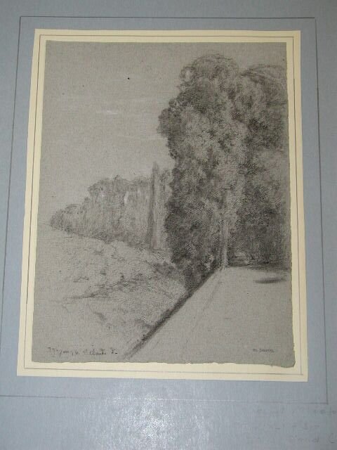 Drawing, by Theophile Narcisse Chauvel,