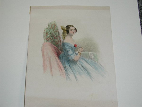 Two Lithographs, by Achille Deveria - 2