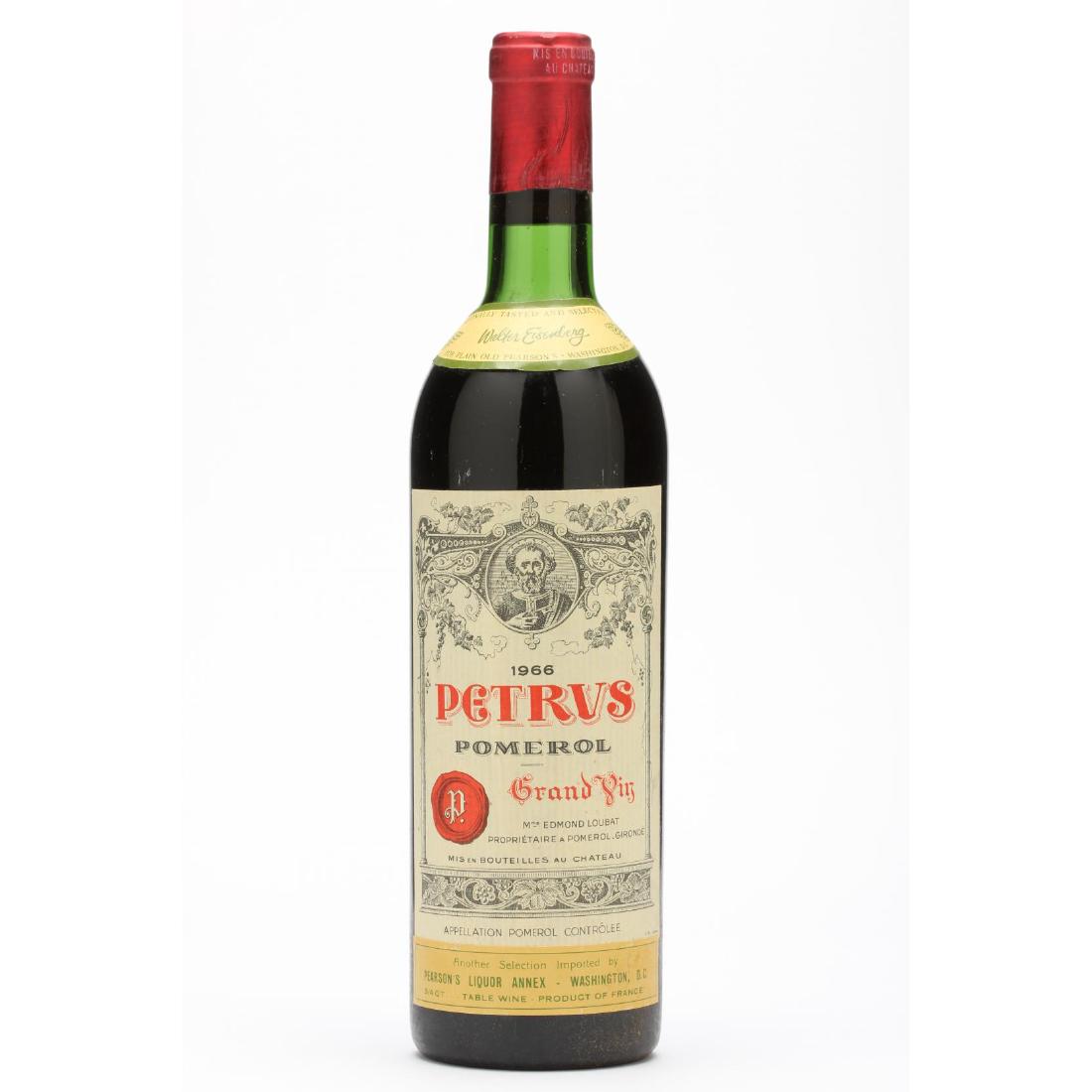 Chateau Petrus - Vintage 1966: Vintage 1966, Chateau Petrus, Pomerol, hs, lwrl (1 750 ml) Additional high-resolution photos are available at LelandLittle.com