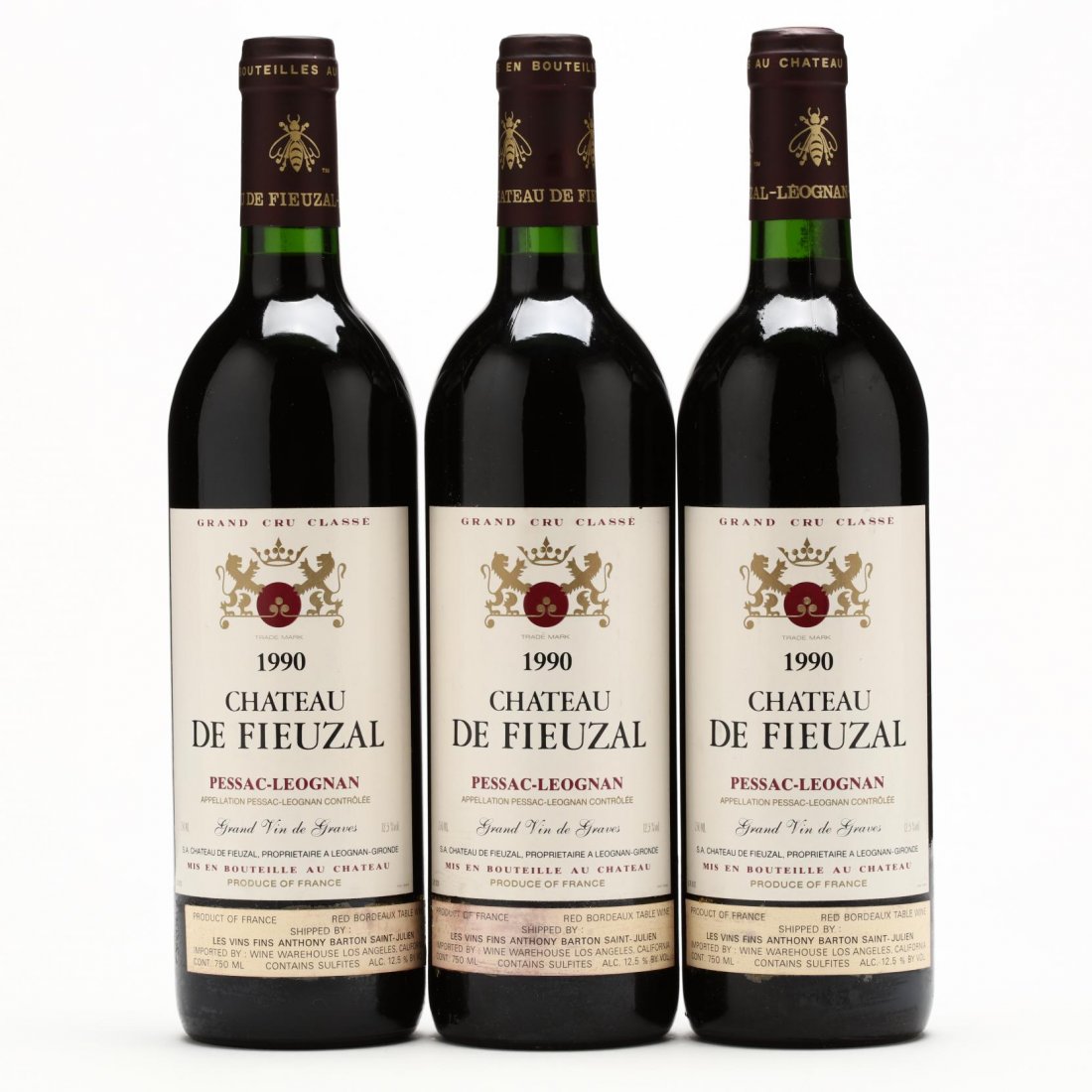 Chateau de Fieuzal - Vintage 1990: "Gorgeous. Wonderfully deep aromas of minerals, violets, berries and cherries. Full-bodied and very concentrated, with subtle yet rich berry and boysenberry flavors and silky tannins..."(91pts WS) Vin