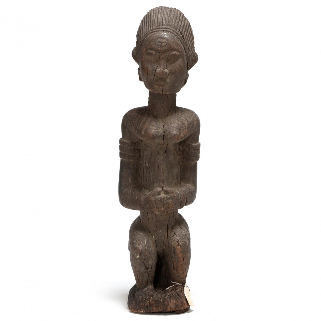 Ivory Coast, Early Baule Figure of a Seated Female (1 of 3)
