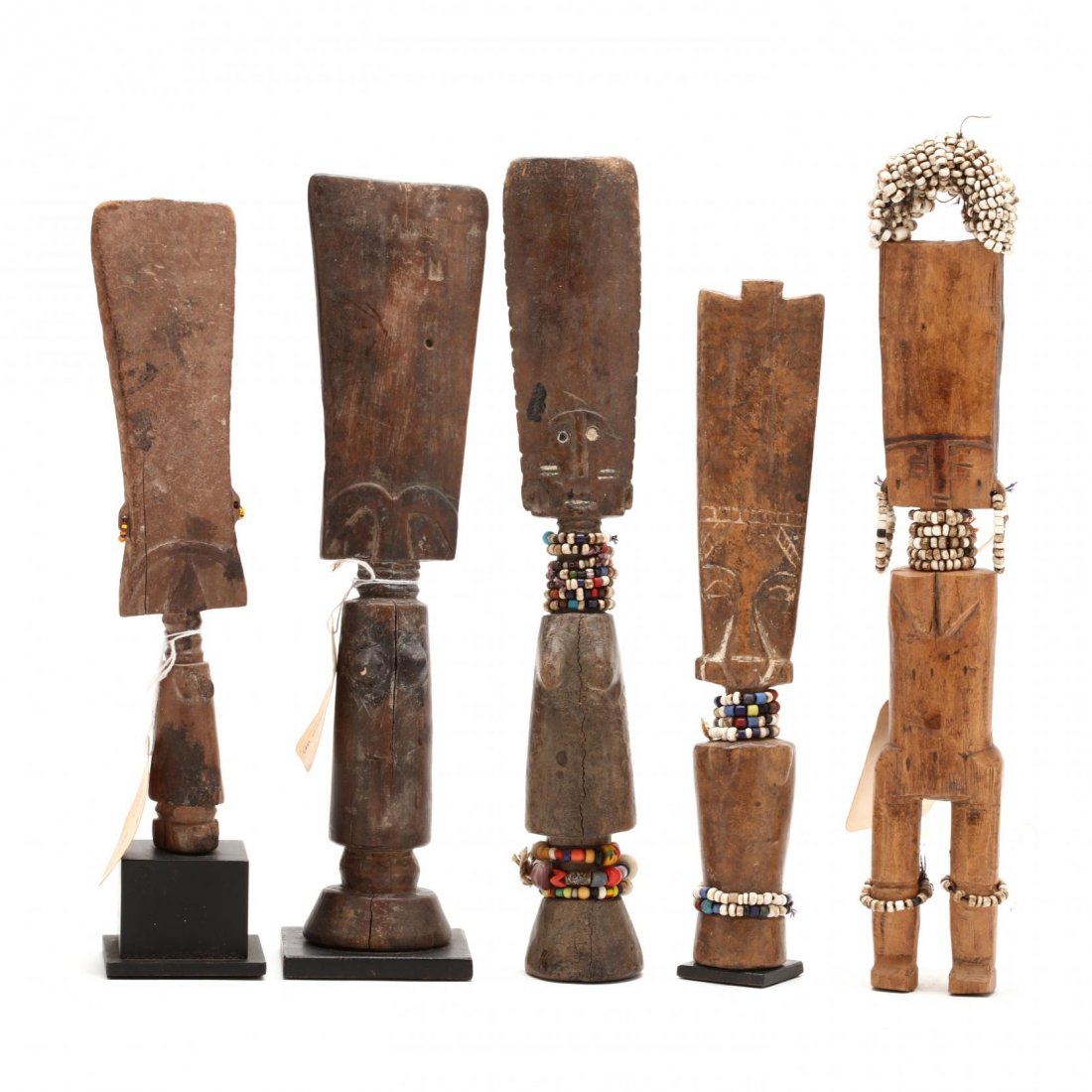 Ghana, Five Ashanti Aku-Ba Fetishes (1 of 3)