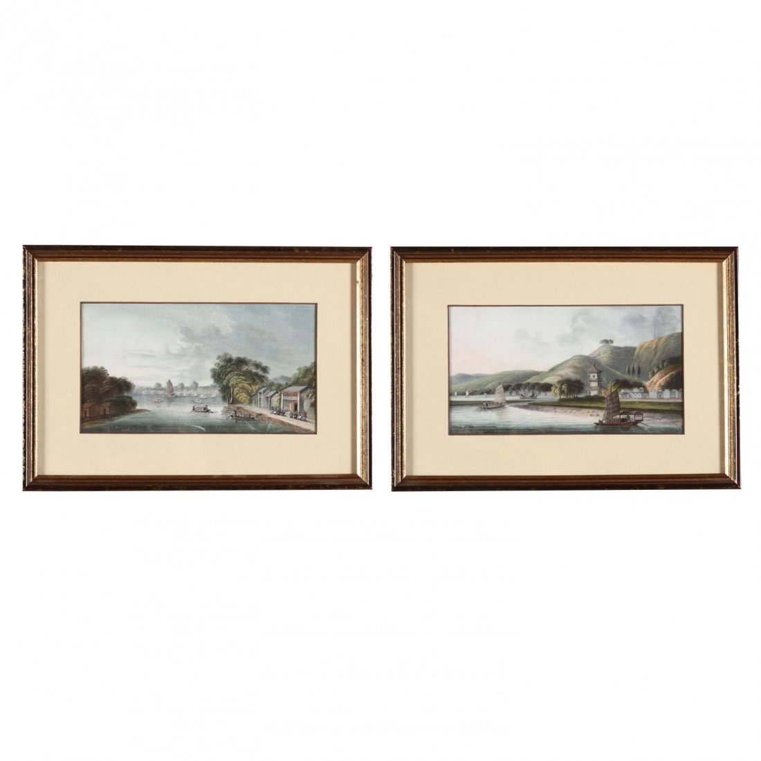Pair of Chinese Trade Paintings (1 of 5)