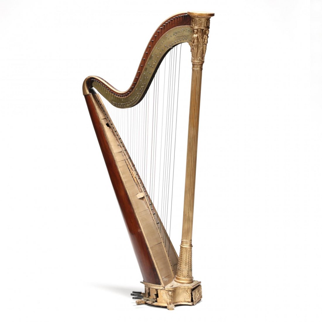 Regency Parcel Gilt Harp by Sebastian Erard (1 of 10)