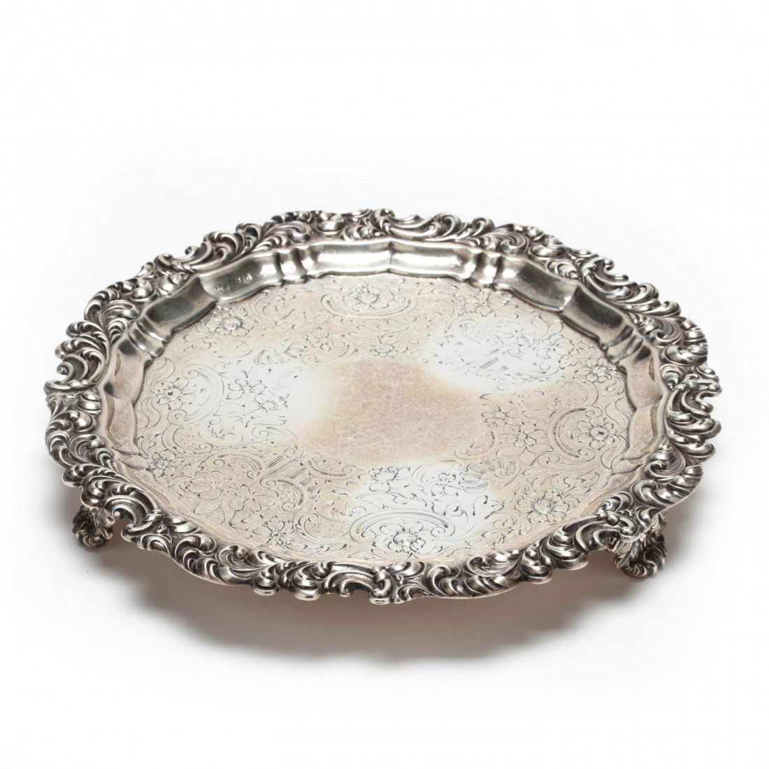 A George IV Silver Salver (1 of 4)