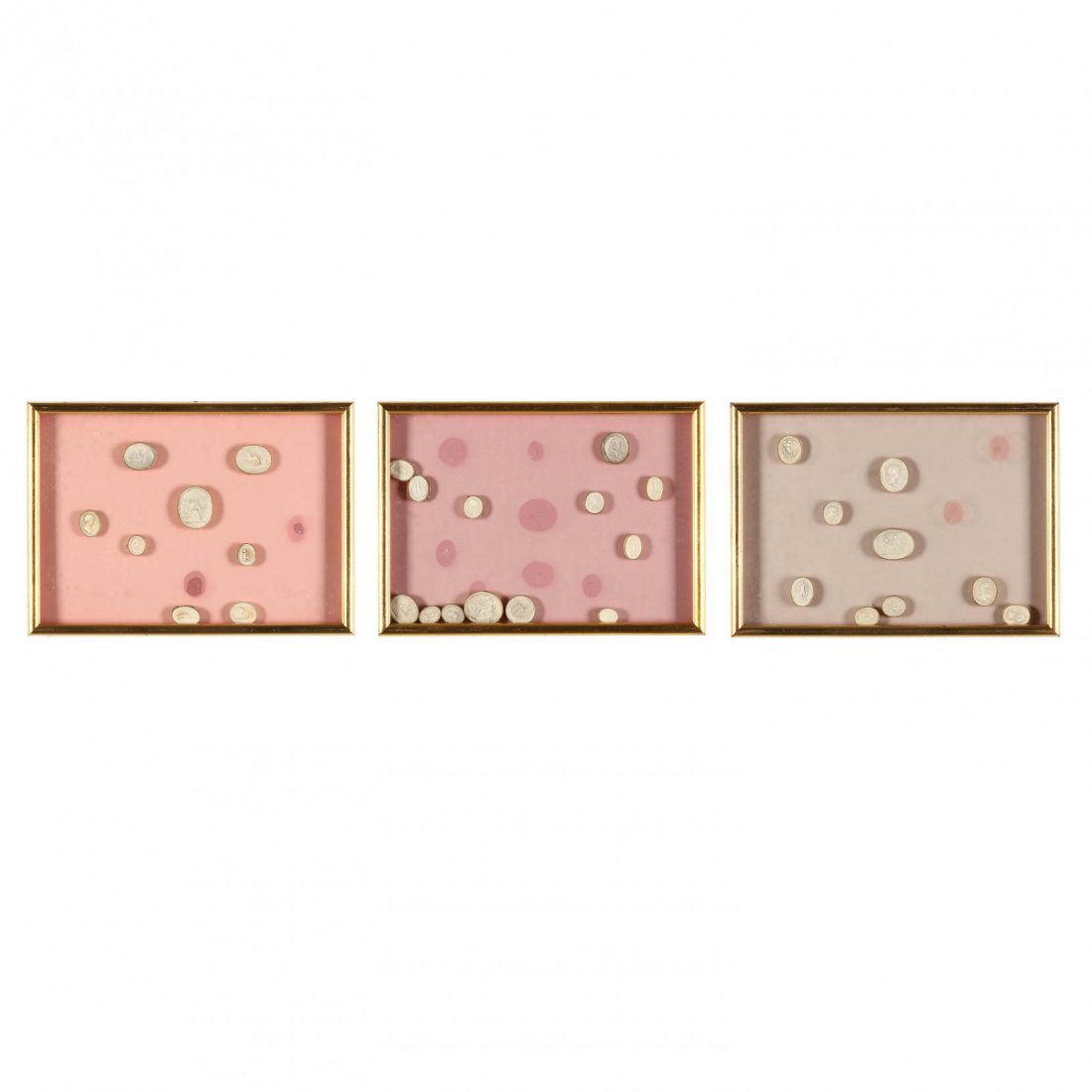 Three Framed Grand Tour Seal Plaque Assortments (1 of 8)