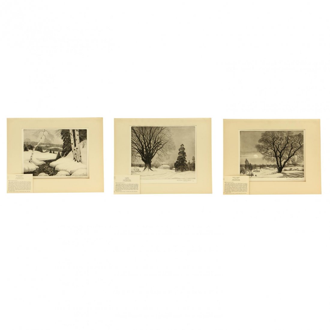 William Maclean (American, 1897-1977), Three (1 of 10)