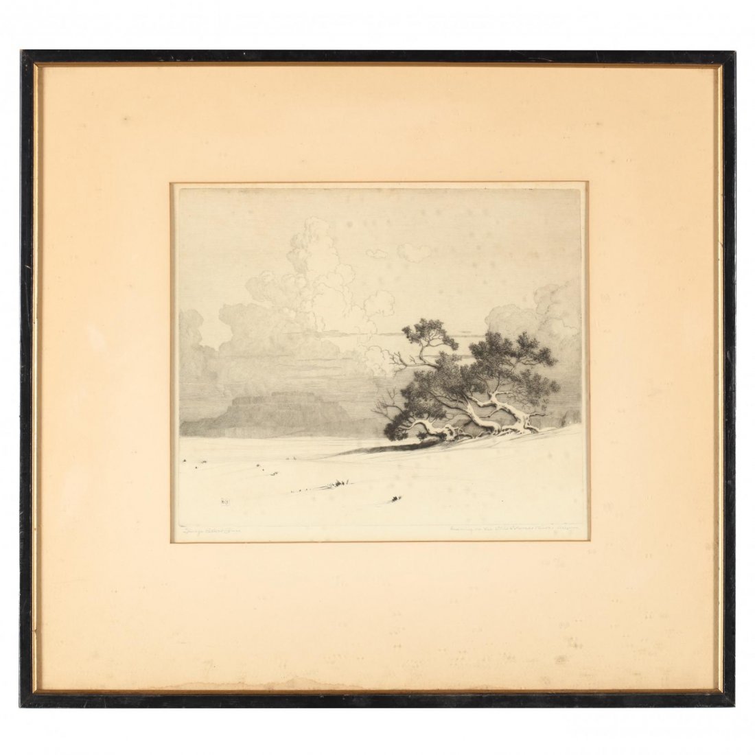 George Elbert Burr (American, 1859-1939),  Evening on (1 of 3)