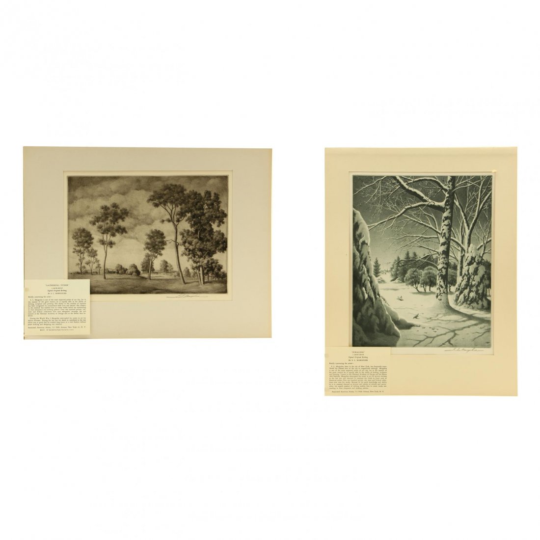 Samuel L. Margolies (American, 1897-1974), Two Prints - (1 of 7)