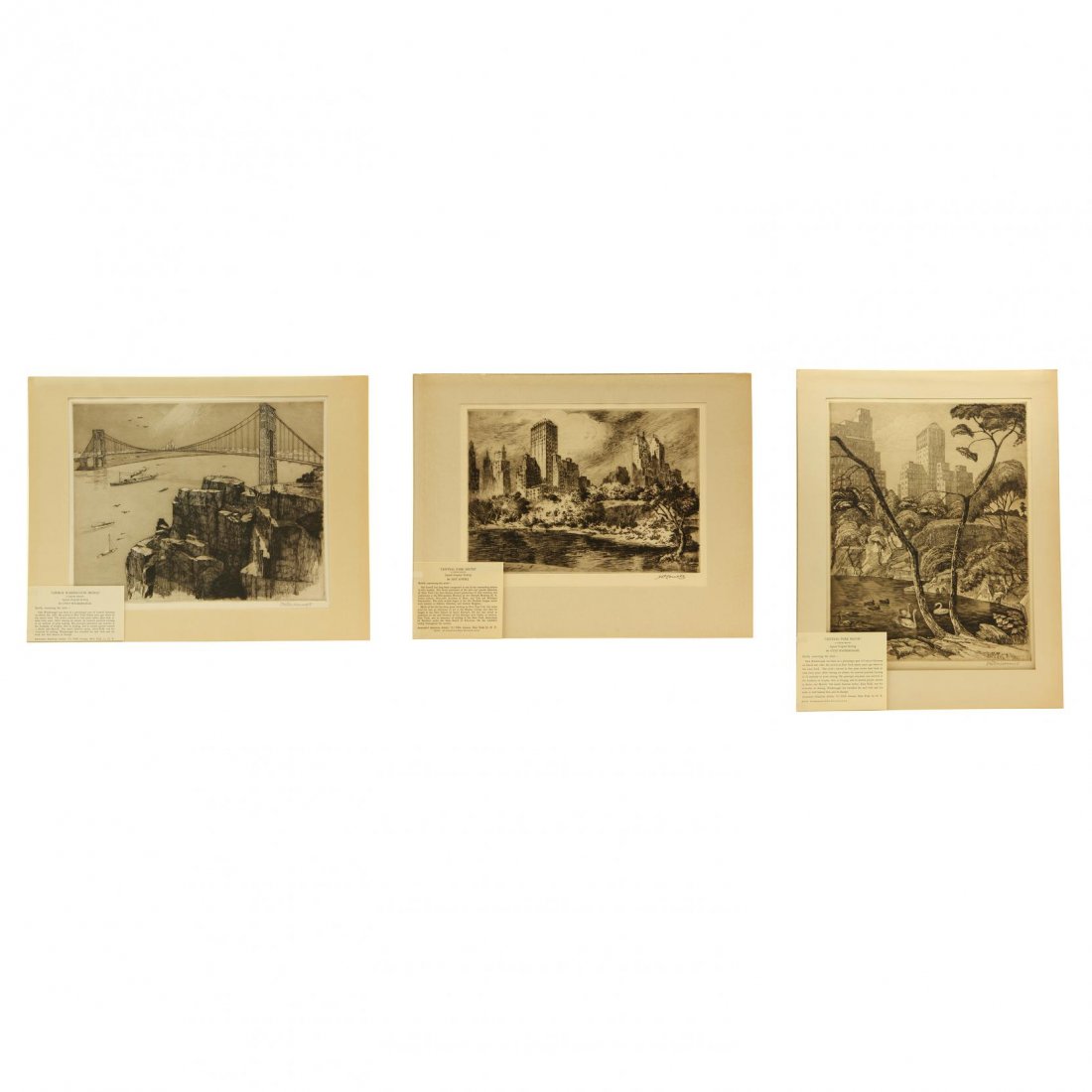 Three New York Views by Members of Associated American (1 of 10)