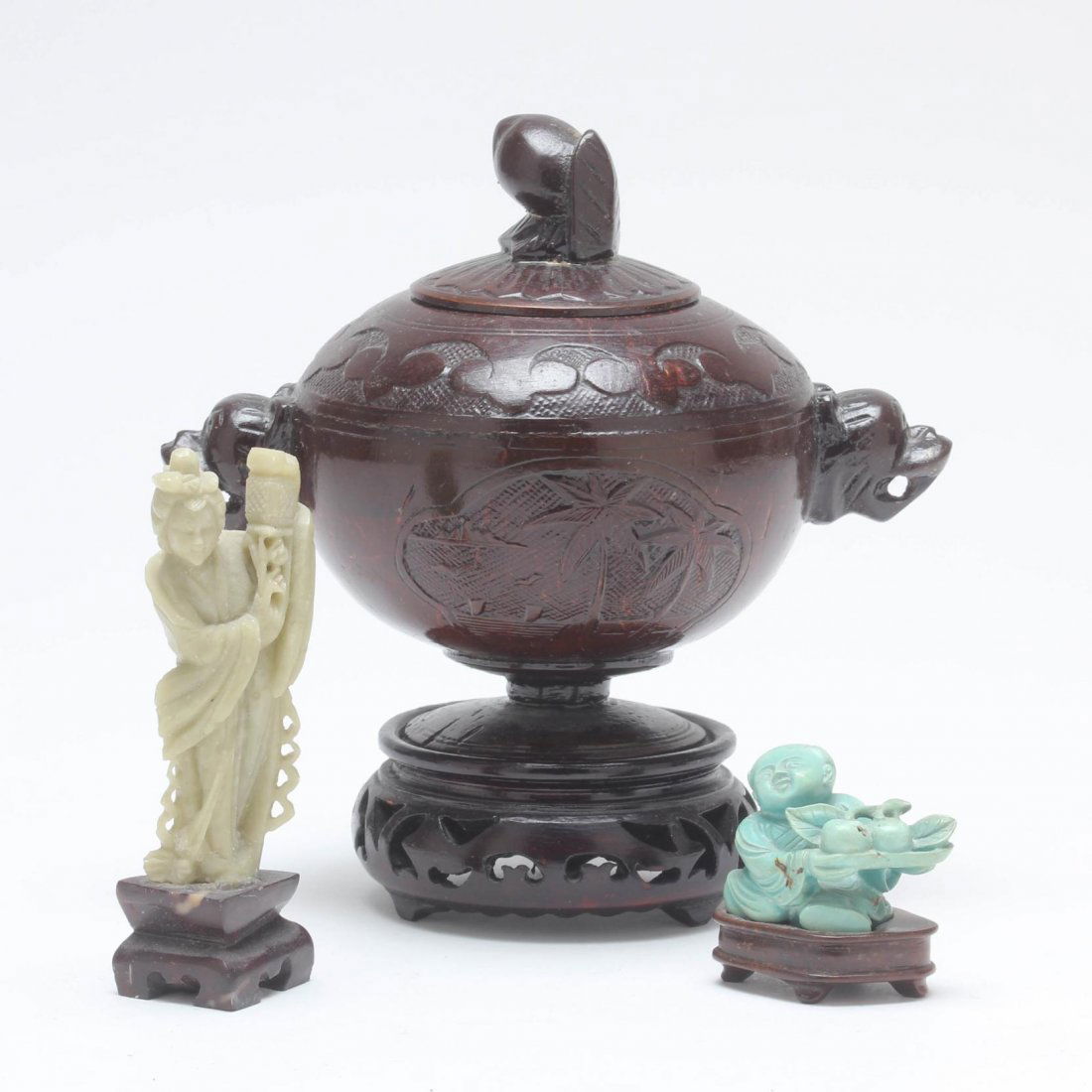 Asian Grouping of Carved Objects (1 of 4)