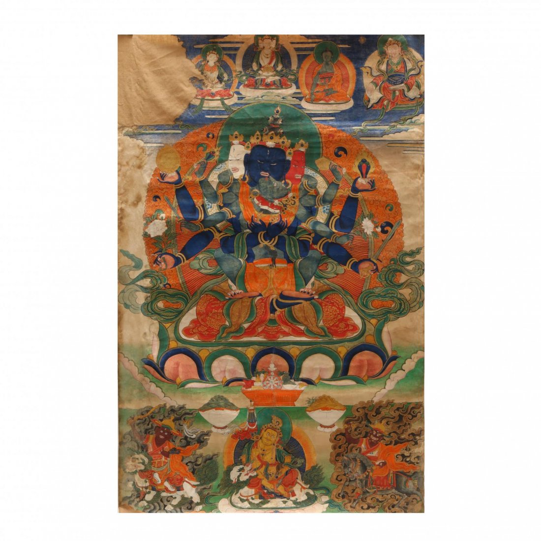 A Tibetan Thangka of Guhyasamaja (1 of 5)