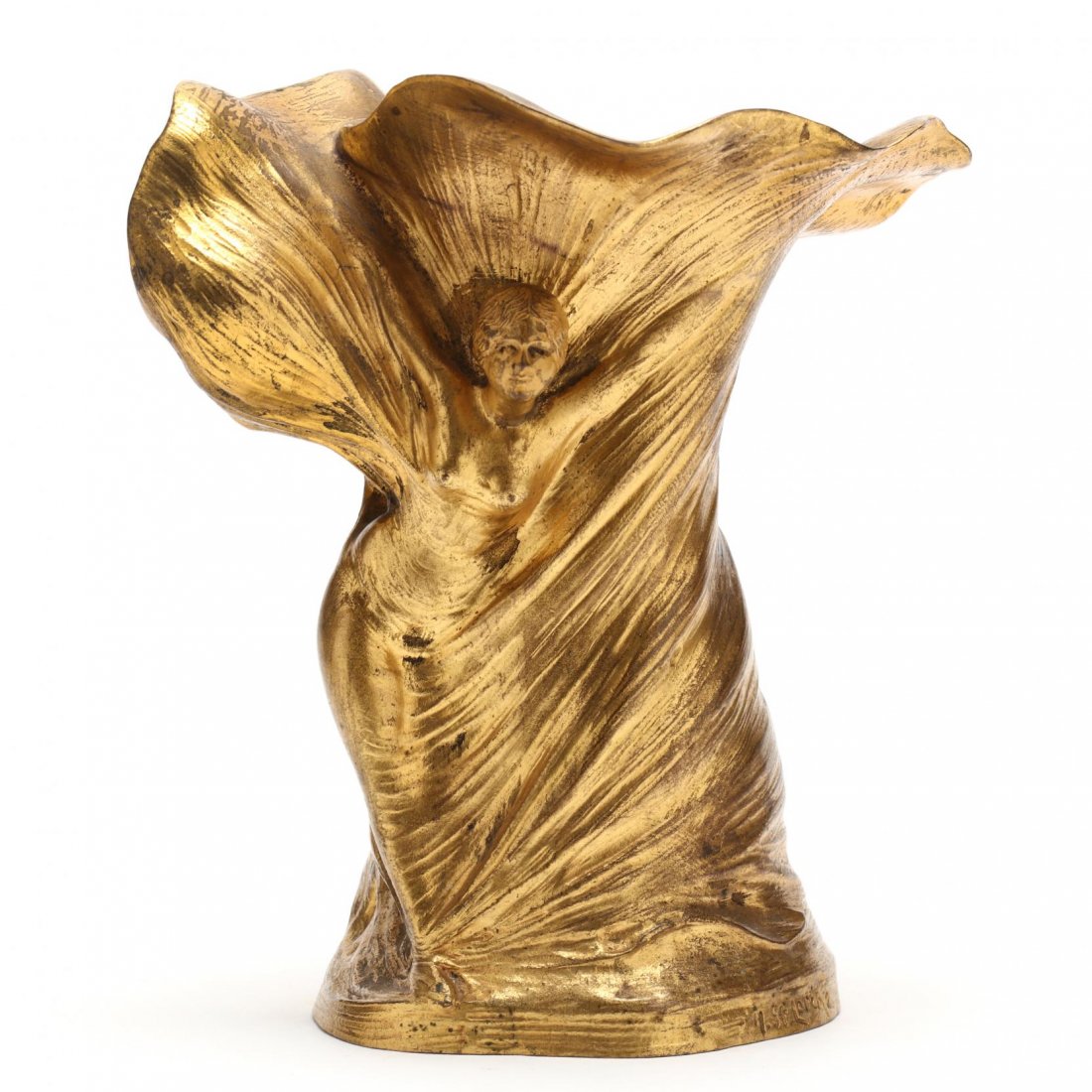 Stoltenberg-Lerche, "LoiÌˆe Fuller" Art Nouveau Bronze (1 of 5)