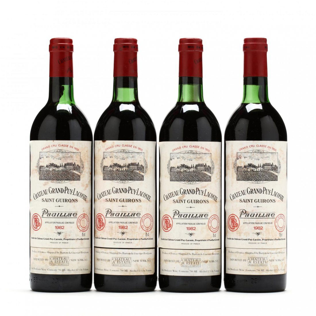 Chateau Grand Puy Lacoste - Vintage 1982: Vintage 1982, Chateau Grand Puy Lacoste, Pauillac, 2ts, 2hs, 4lbsl, 1sdc (4 750 ml)