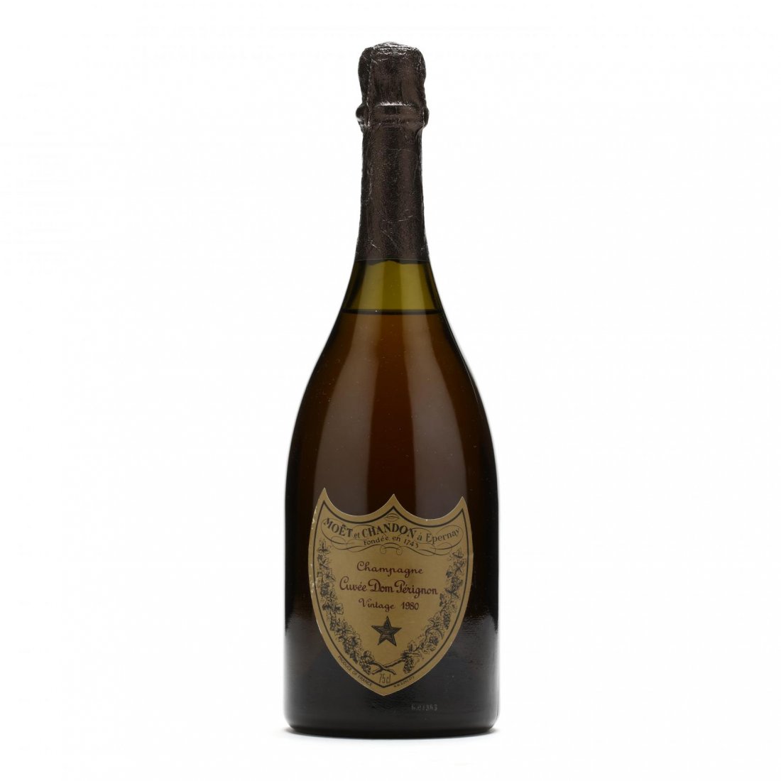 Moet & Chandon Champagne - Vintage 1980: Vintage 1980, Moet & Chandon Champagne, Dom Perignon, 2cm below bottom of foil (1 )