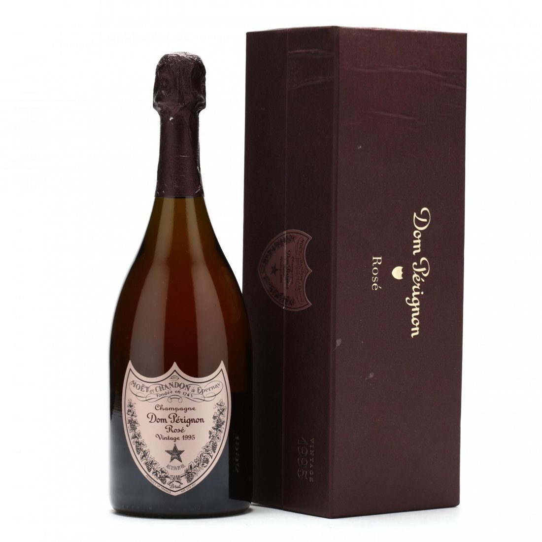Moet & Chandon Champagne - Vintage 1995: Vintage 1995, Moet & Chandon Champagne, Dom Perignon, Rose, includes gift box (1 750 ml)