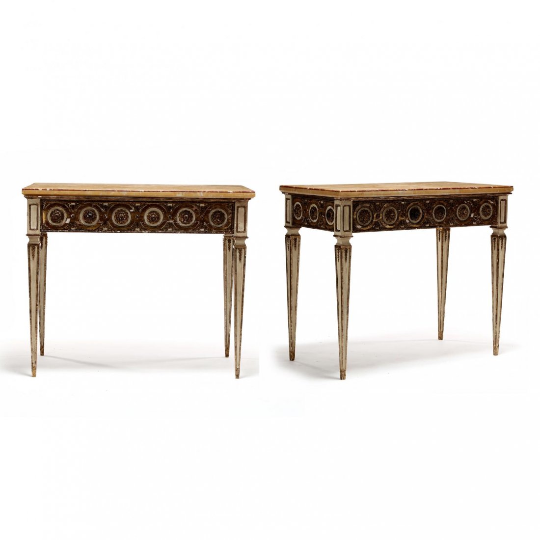 Pair of Fine Italian Renaissance Style Marble Top (1 of 10)