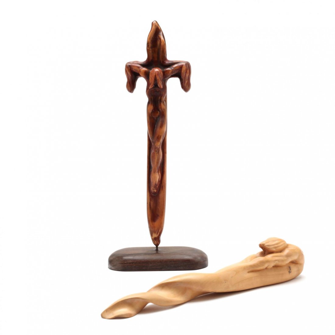 Oleg Raikis (Russian, 20th/21st century), Two Carvings (1 of 5)