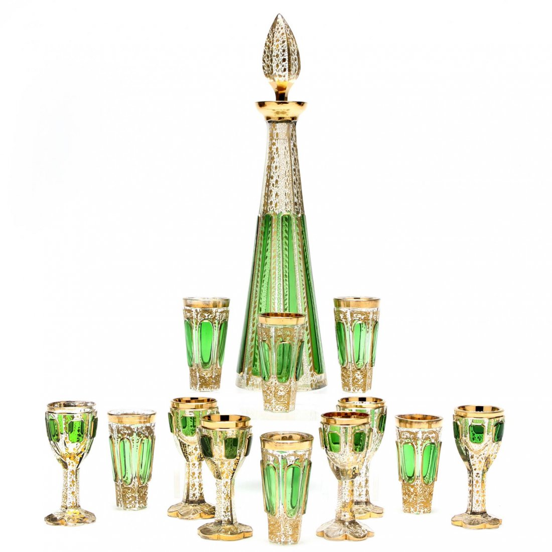 Moser Cabochon Glass, (13) Pieces (1 of 7)