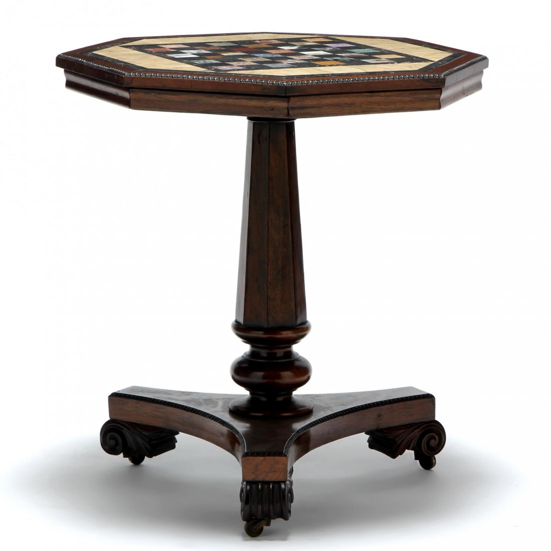 William IV Pietra Dura Chess Gaming Table (1 of 6)