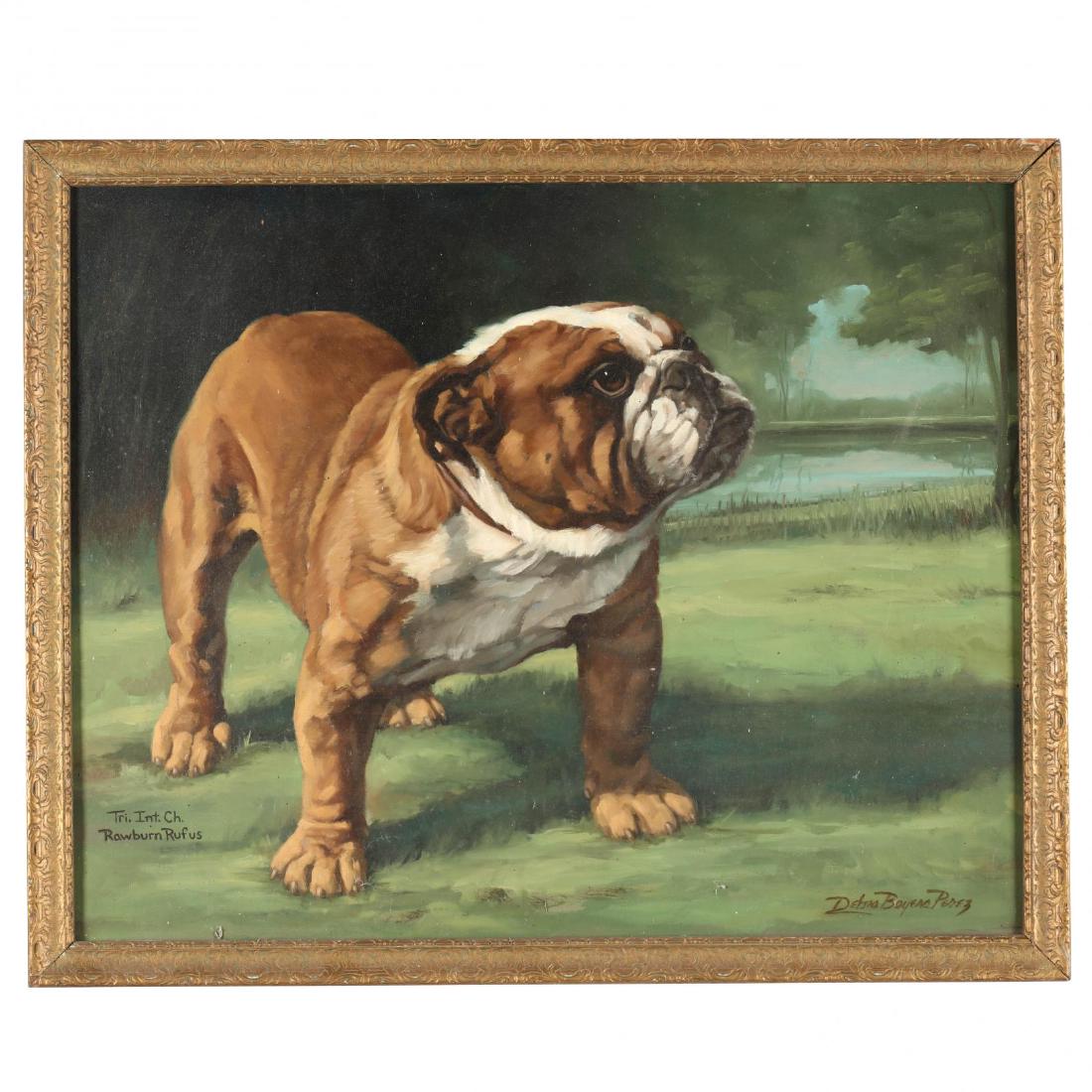 Debra Boyer Perez (20th C), Portrait of Rawburn Rufus (1 of 4)