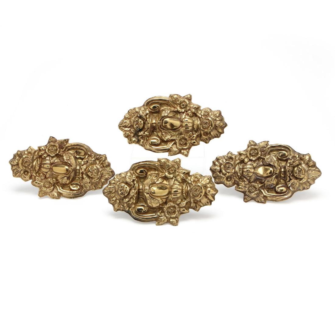 Set of Four Large Brass Victorian Curtain Tie Backs Jan 14, 2017