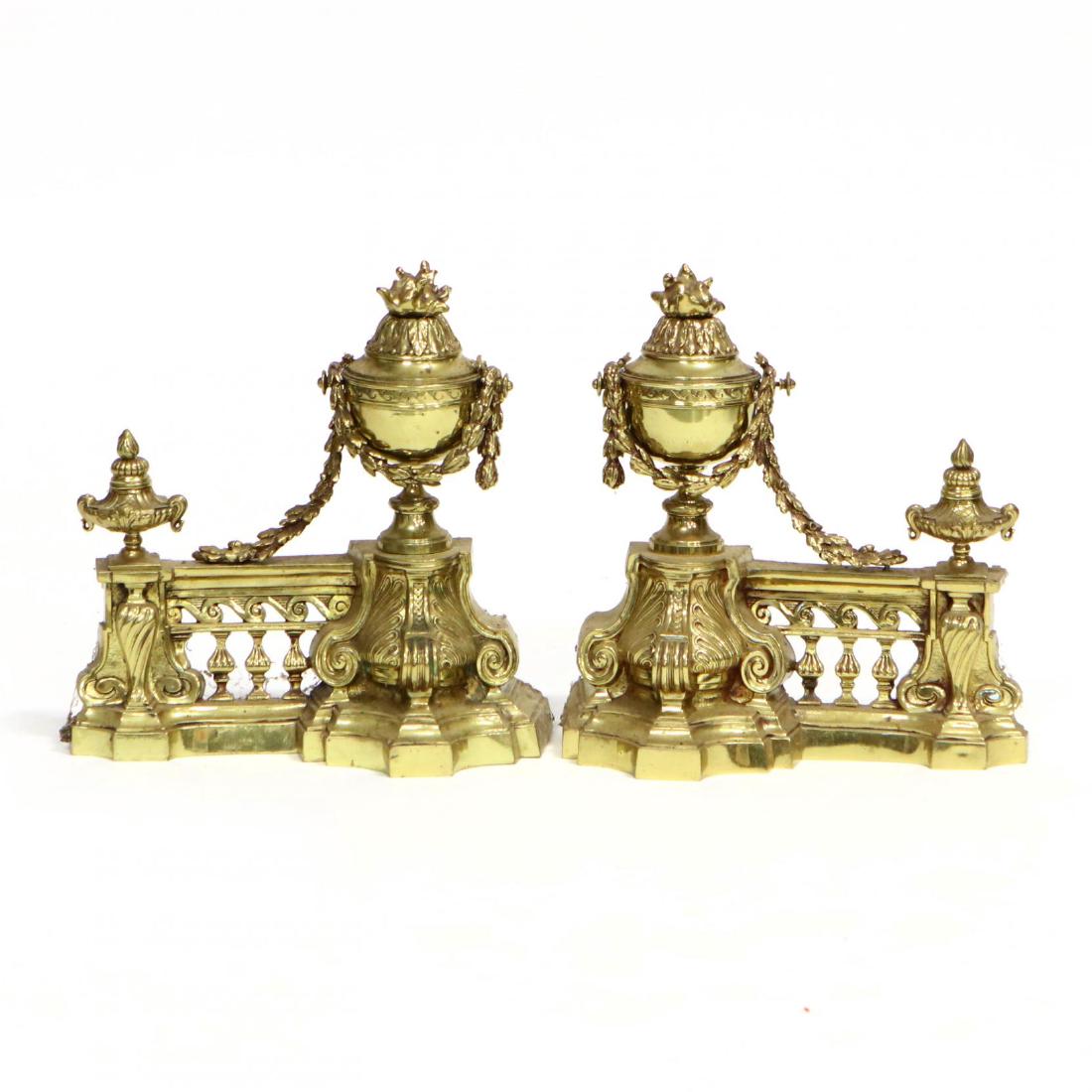 French Empire Style Pair of Chenets (1 of 3)