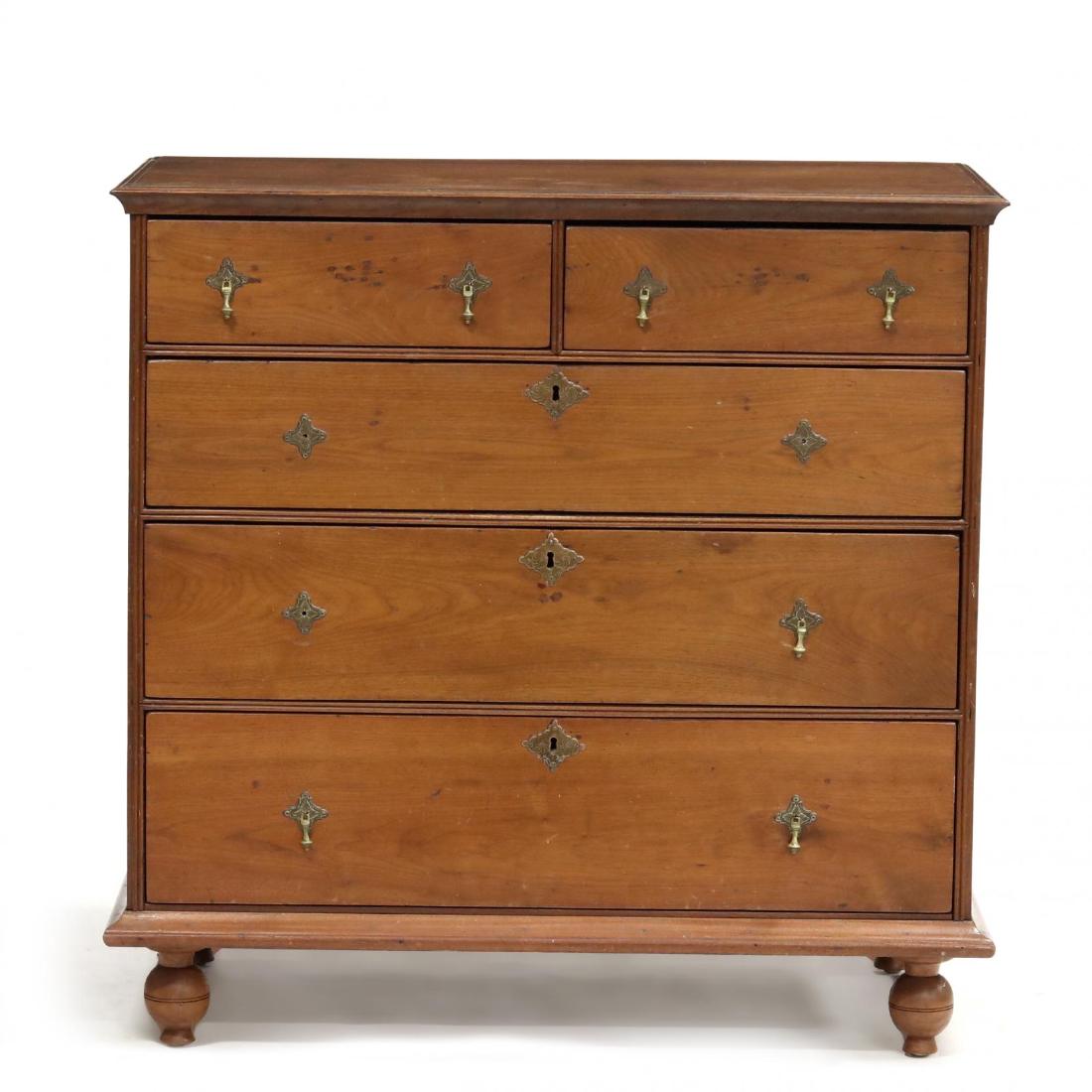 Southern William and Mary Chest of Drawers (1 of 3)