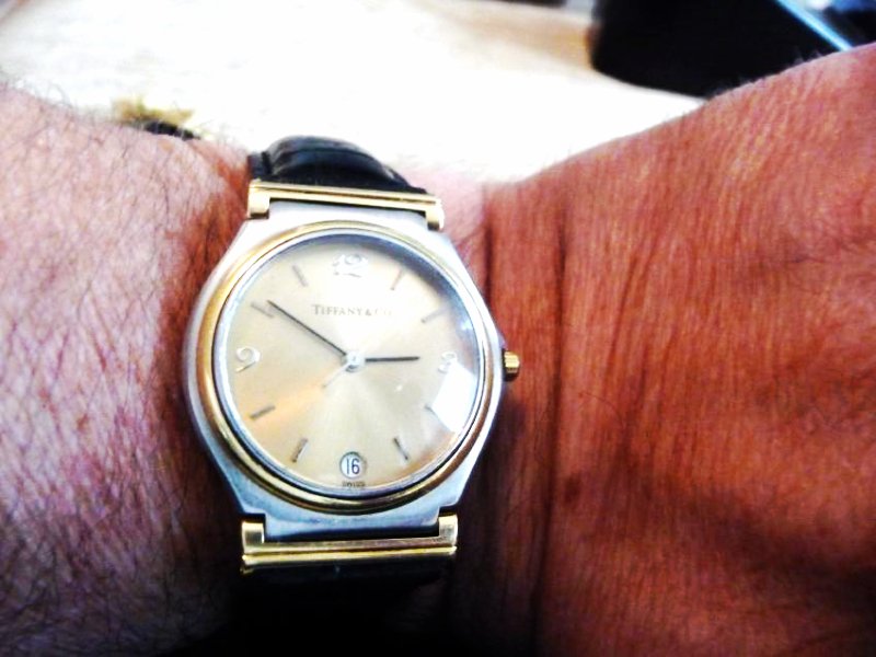 RARE TIFFANY & CO 14K WATCH W/ FLEXIBLE LUGS (1 of 7)