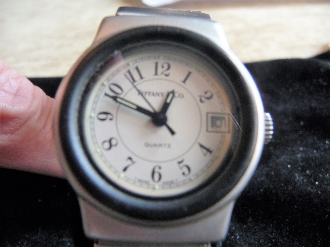 TIFFANY BREVIT DEPOSE BRACELET WATCH W/ DATE (1 of 9)