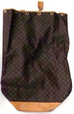 Louis Vuitton Luggages " SAC MARIN ": Sac Marin Luggage Duffle measures 35" high x 23 1/2" wide. Estimate $ 250-300