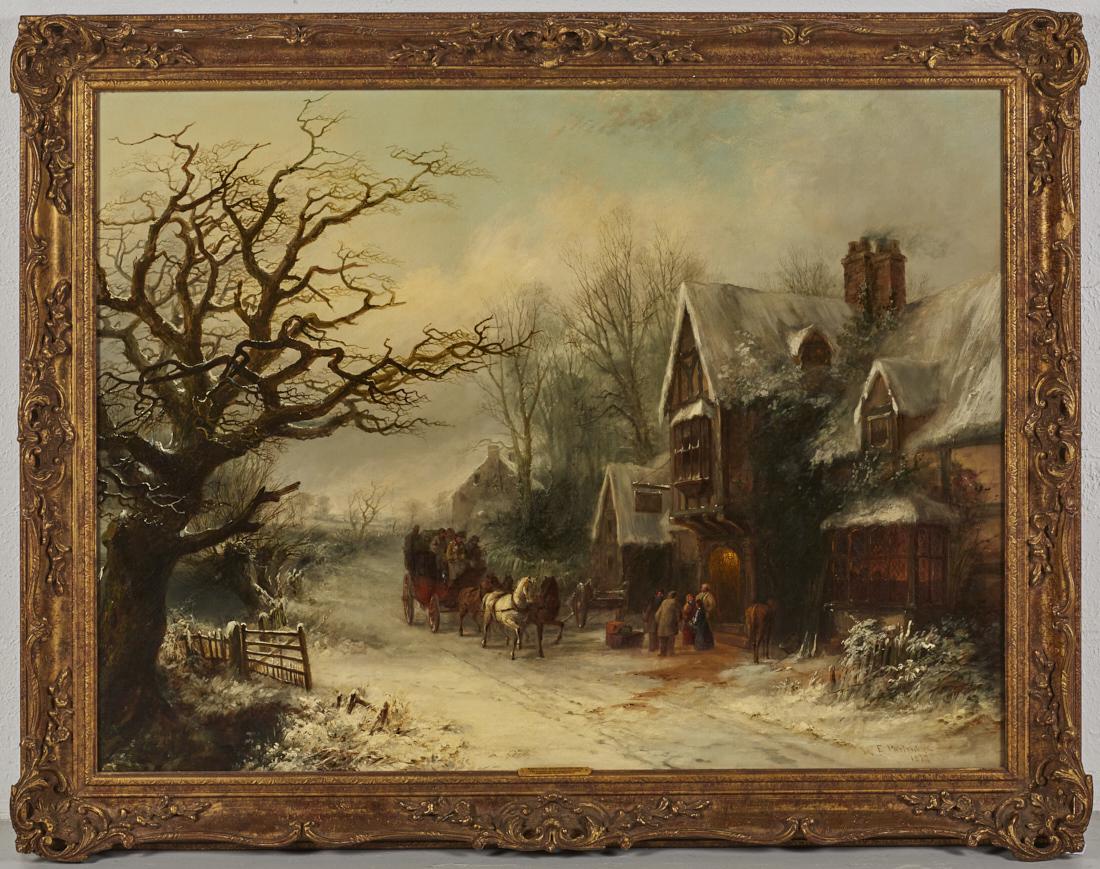 Edward Partridge (British, 1896) 19C Oil Painting (1 of 8)